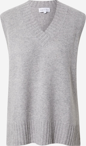 Davida Cashmere Sweater in Grey: front
