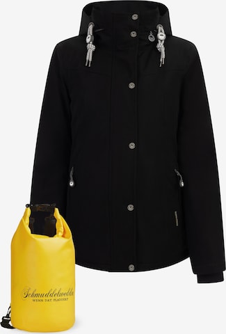 Schmuddelwedda Funkčná bunda - Čierna: predná strana
