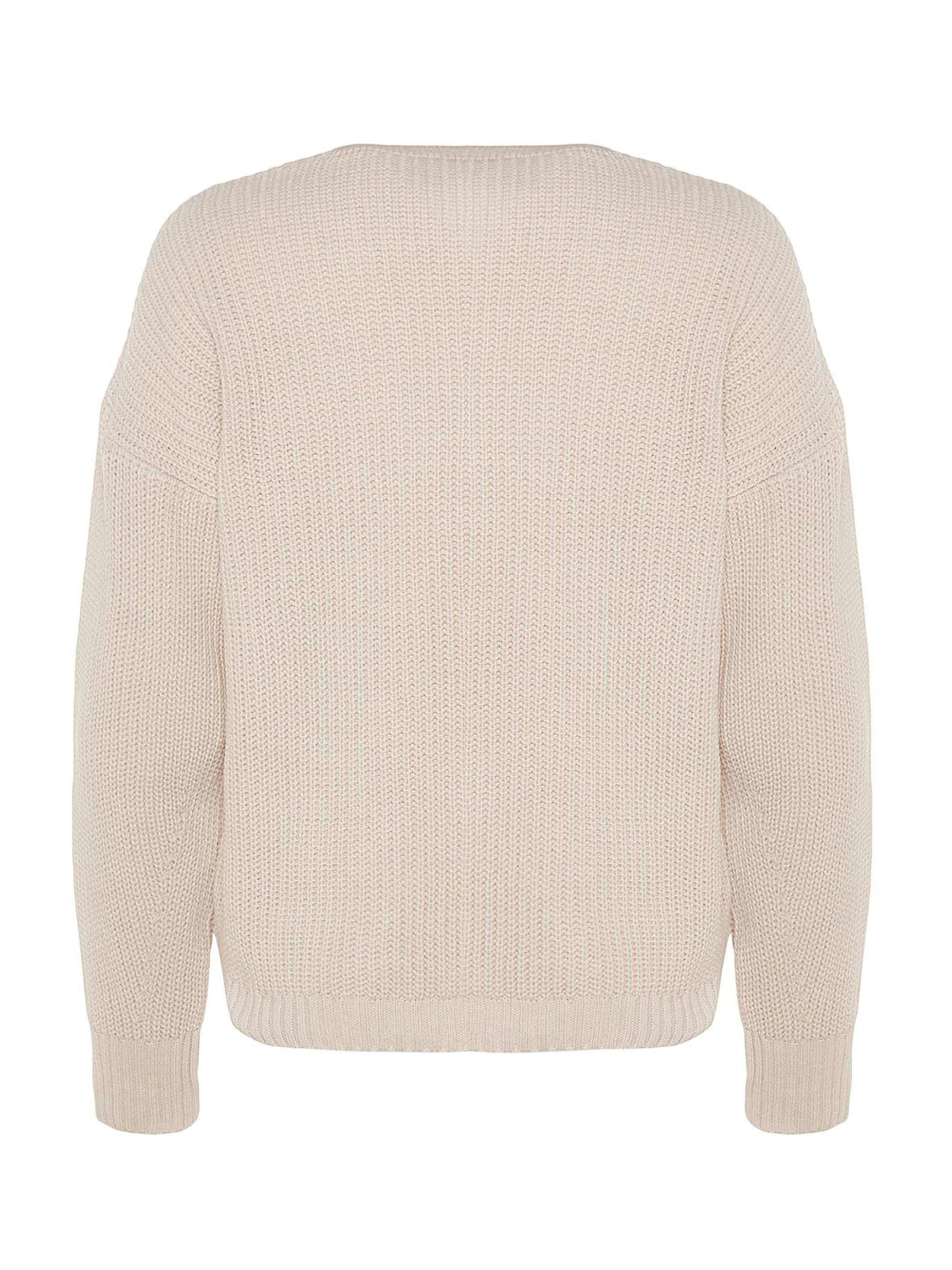 Trendyol Neuletakki värissä harmaa