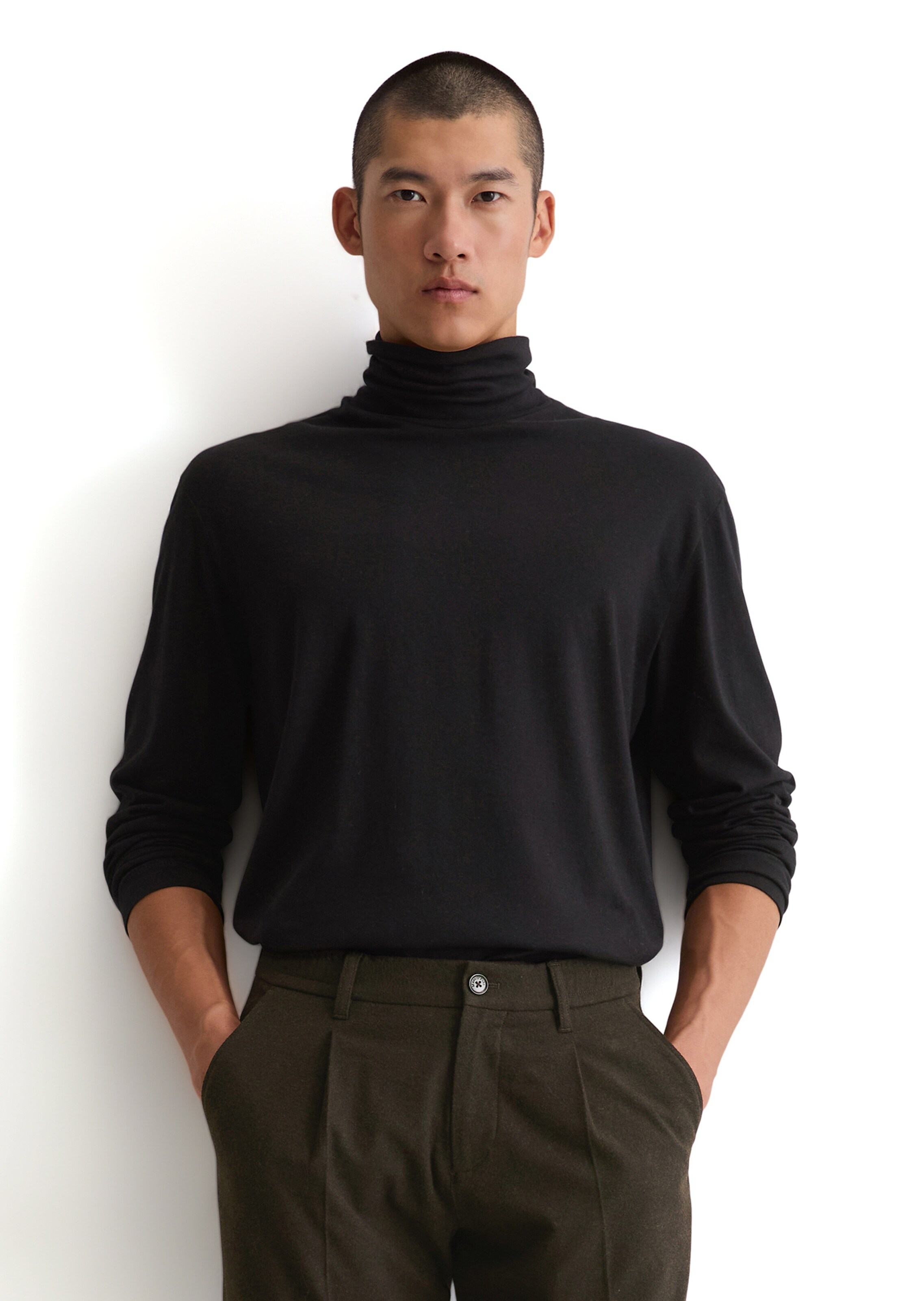 Marc O'Polo Shirt in Black: front