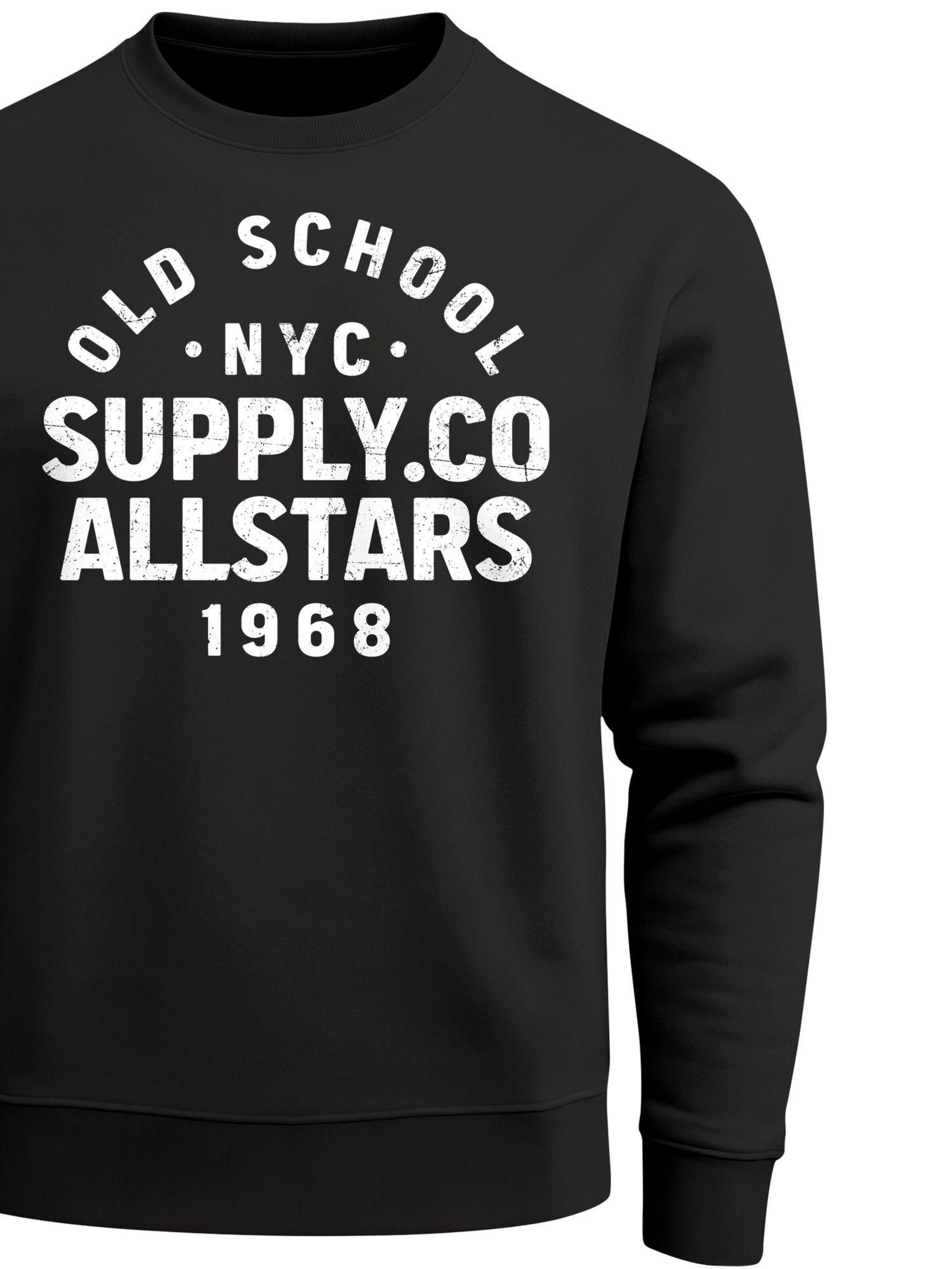 Neverless Sweatshirt 'Oldschool 3' in Black