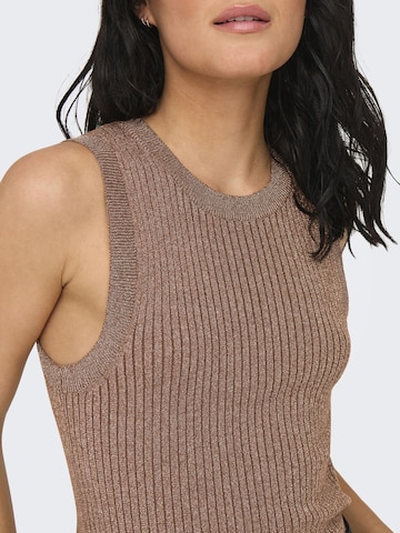JDY Knitted top 'JDYBodilla' in Brown