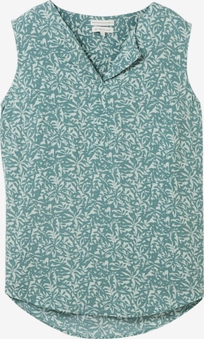 TOM TAILOR - Blusa em verde: frente