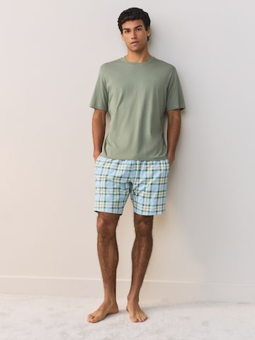 Next Пижама короткая в Синий: спереди