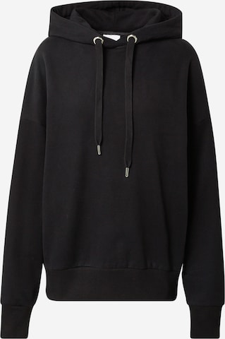 Sweat-shirt Rich & Royal en noir : devant