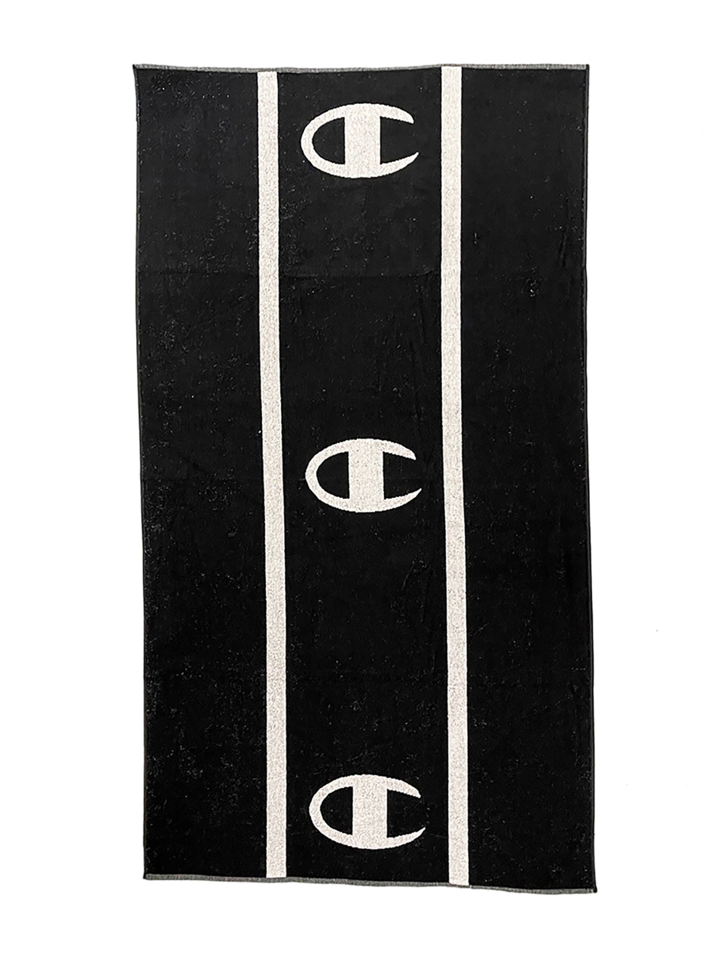 Champion Towel 'Logo' in Black