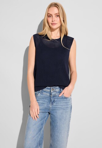 STREET ONE Pullover in Blau