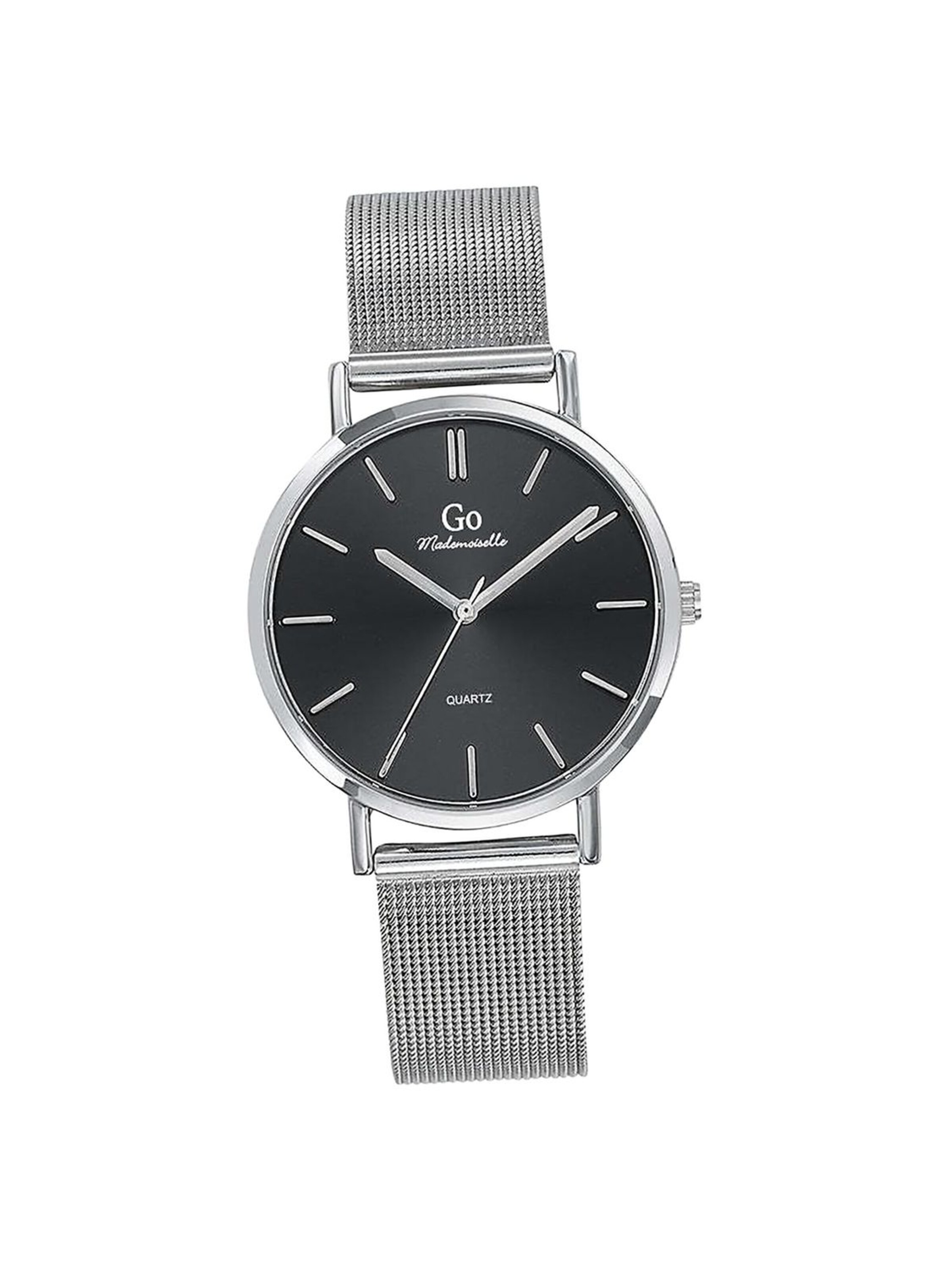 Montre à affichage analogique GO GirlOnly en argent : devant