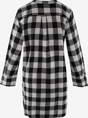 Chemise de nuit ' Cozy Flannel ' Polo Ralph Lauren en noir