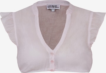 MARJO - Blusa tradicional 'Waldbrunn' em rosa: frente