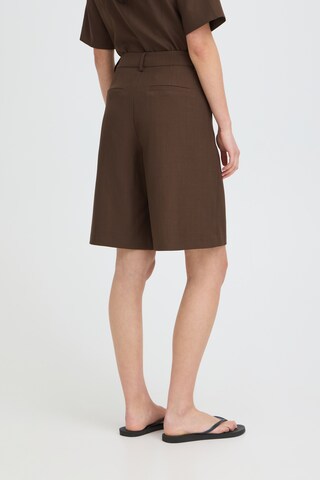 Wide Leg Pantalon 'IHFava' ICHI en marron
