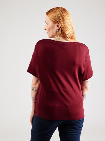 Tommy Hilfiger Curve - Camiseta en rojo