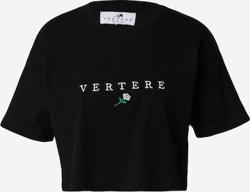 Tricou de la Vertere Berlin pe negru: față