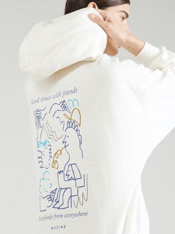 mazine Sweatshirt 'Donelly' in Weiß