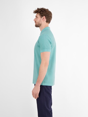 LERROS Herren Poloshirt in gewaschener Optik in Blau