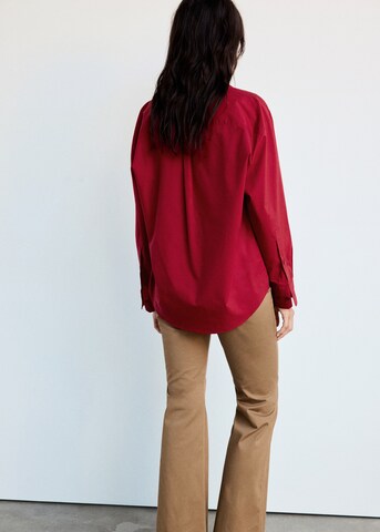 Camicia da donna 'JUSTI' di MANGO in rosso
