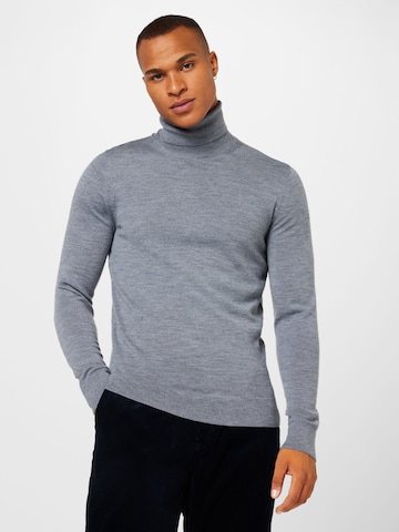 Pull-over Calvin Klein en gris : devant