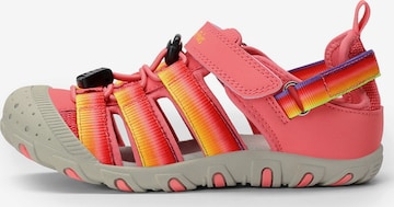 Dream Pairs Sandal in Red: front