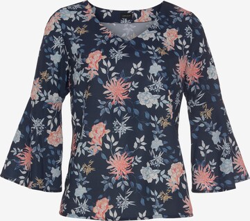 LAURA SCOTT Blouse in Blue: front