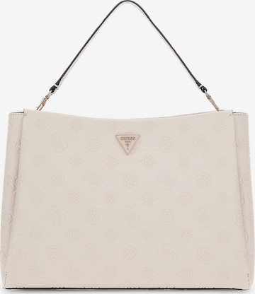 GUESS Schultertasche 'Tisha' in Beige: Vorderseite
