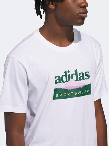 ADIDAS SPORTSWEARTehnička sportska majica - bijela boja