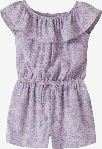 NAME IT Overall in Purple: front