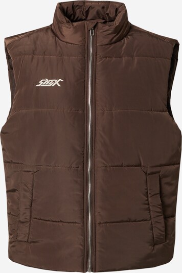 SHYX Gilet 'Jim' en marron / blanc, Vue avec produit