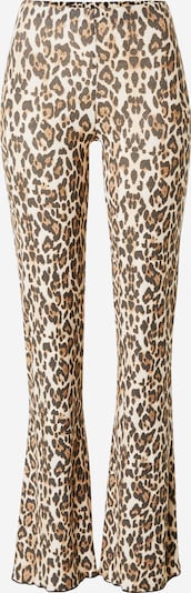 Pantaloni Gina Tricot pe bej / maro / negru, Vizualizare produs