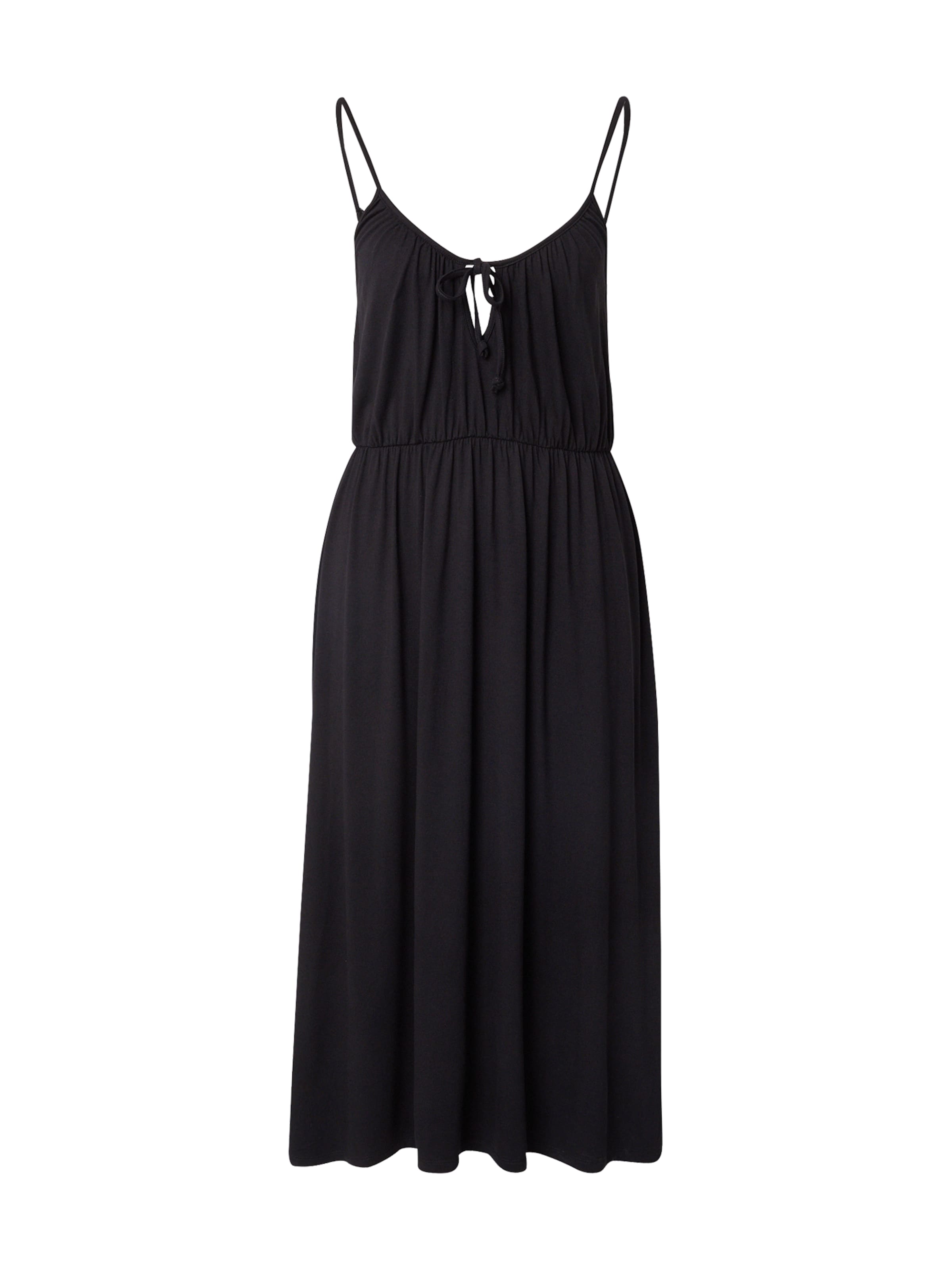Robe 'Cassia' ABOUT YOU en noir : devant