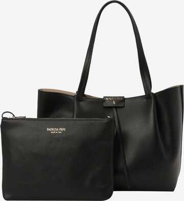 PATRIZIA PEPE Shopper 'New Cuoio' in Schwarz