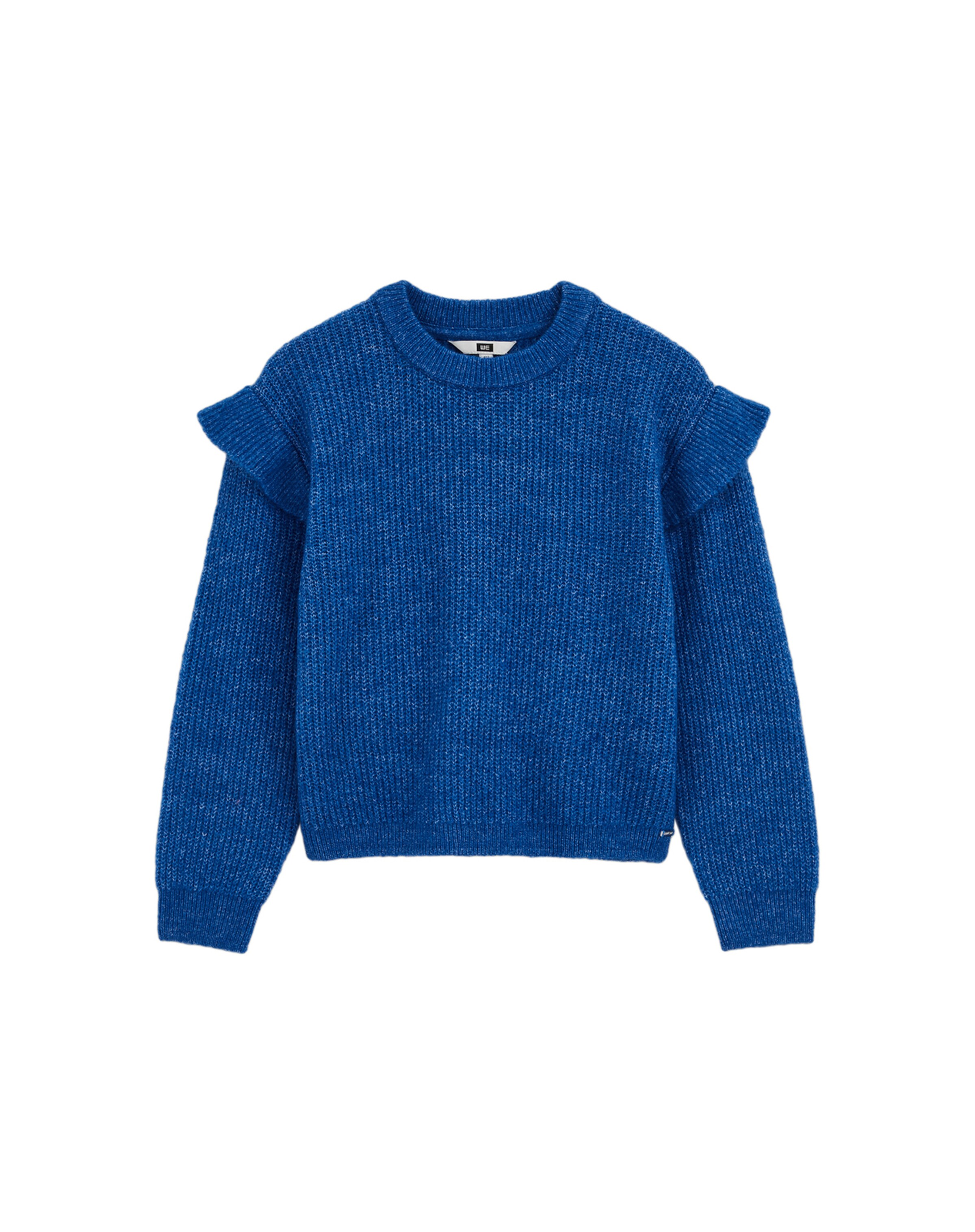 WE Fashion Svetr – modrá: přední strana