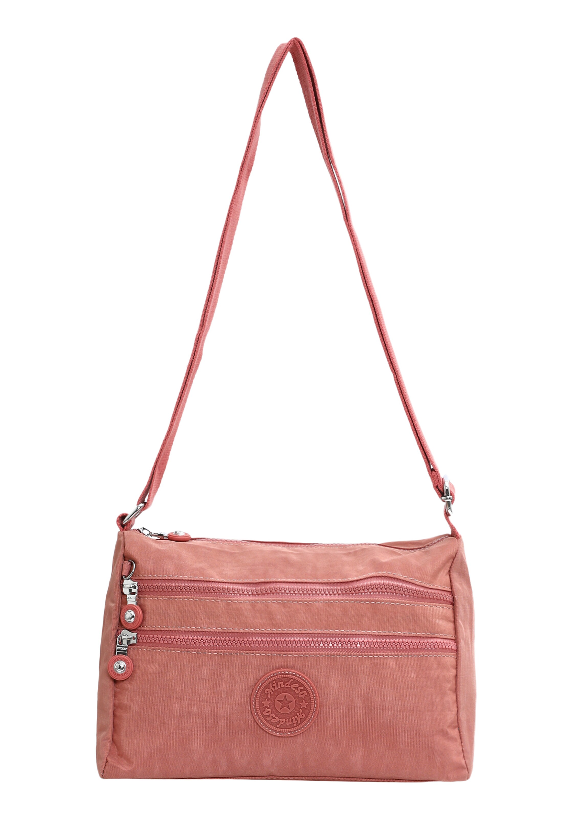 Borsa a tracolla di Mindesa in rosa: frontale