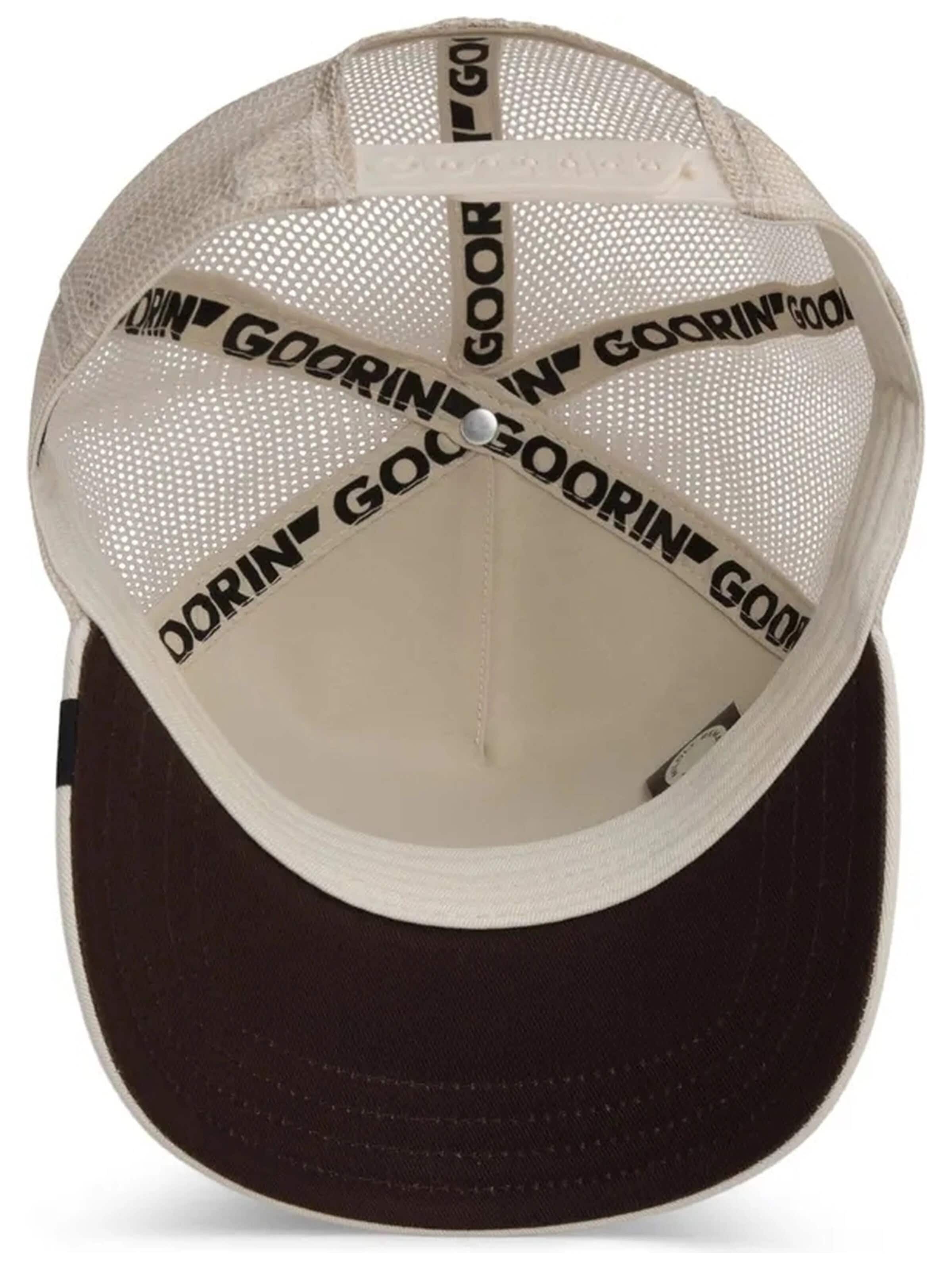 GOORIN Bros. Czapka z daszkiem 'Gorra goorin bros blanca escorpion deadly scopion trucker cap' w kolorze biały