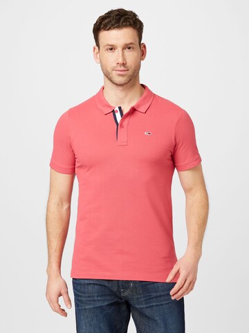 T-Shirt Tommy Jeans en rose : devant