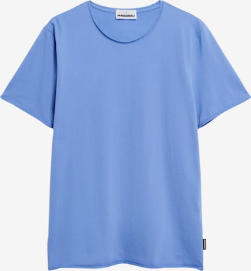 ARMEDANGELS T-Shirt ' JAAMES BRUSHED ' in Blau: Vorderseite