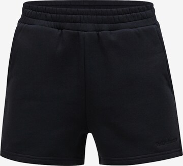 PEAK PERFORMANCE Regular Pants in Black: front