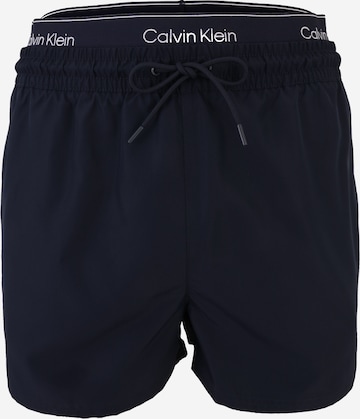 Calvin Klein Swimwear regular Badeshorts i blå: forside