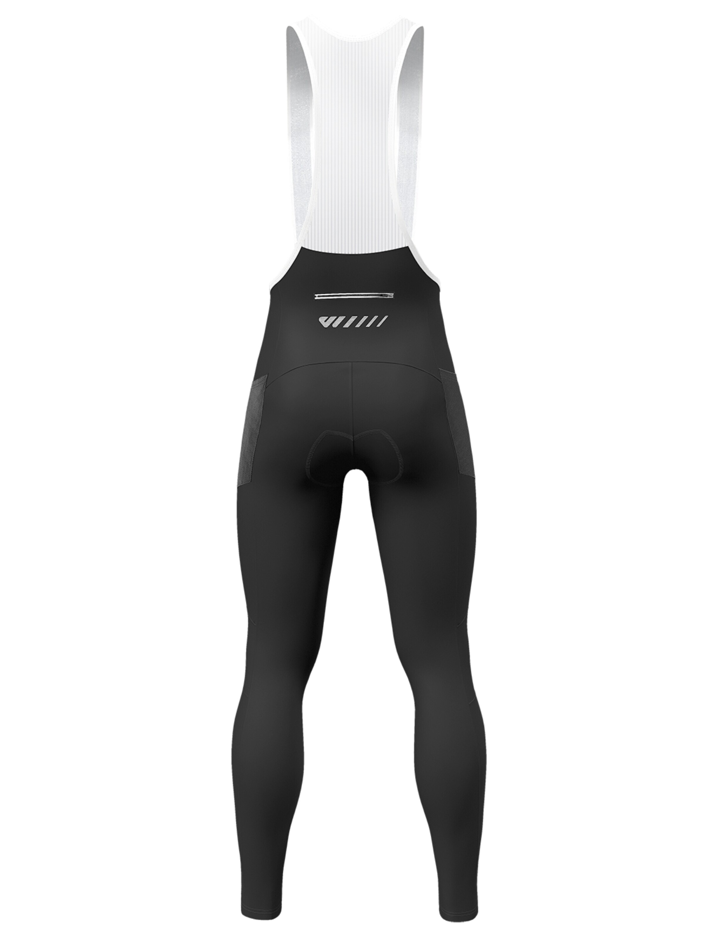 WULIBIKE - Slimfit Pantalón deportivo 'Wulibike Herren Trägerhose 'Endurance' Lang Race-Fit' en negro