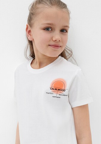 T-Shirt s.Oliver en blanc