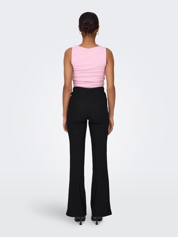 ONLY Flared Leggings 'ONLFever' in Zwart
