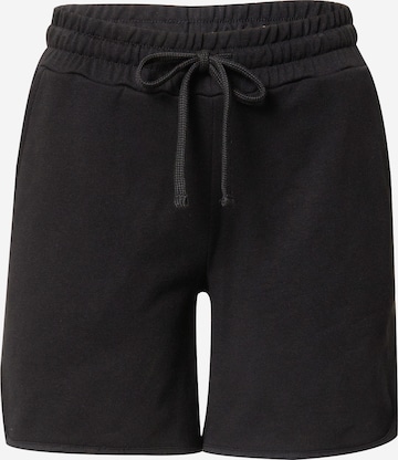 Soccx Regular Pants in Black: front