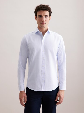 SEIDENSTICKER Regular fit Overhemd in Blauw: voorkant