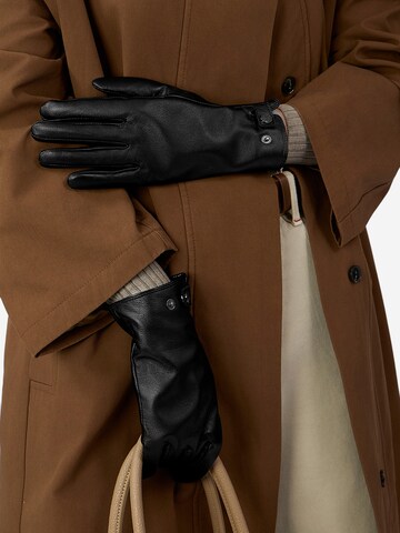 Victoria Hyde Handschuhe ' Karsa ' in Schwarz: Vorderseite