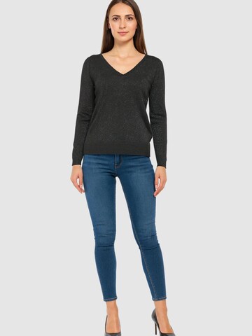 Pull-over '10317960' VERO MODA en noir : devant