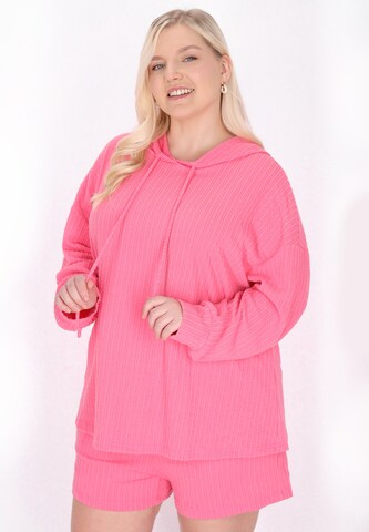 MYMO Sweatshirt in Roze: voorkant