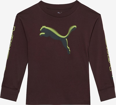 PUMA Paita 'STREET' koossa 152 värissä suklaa / limetti / petrooli, Tuotenäkymä