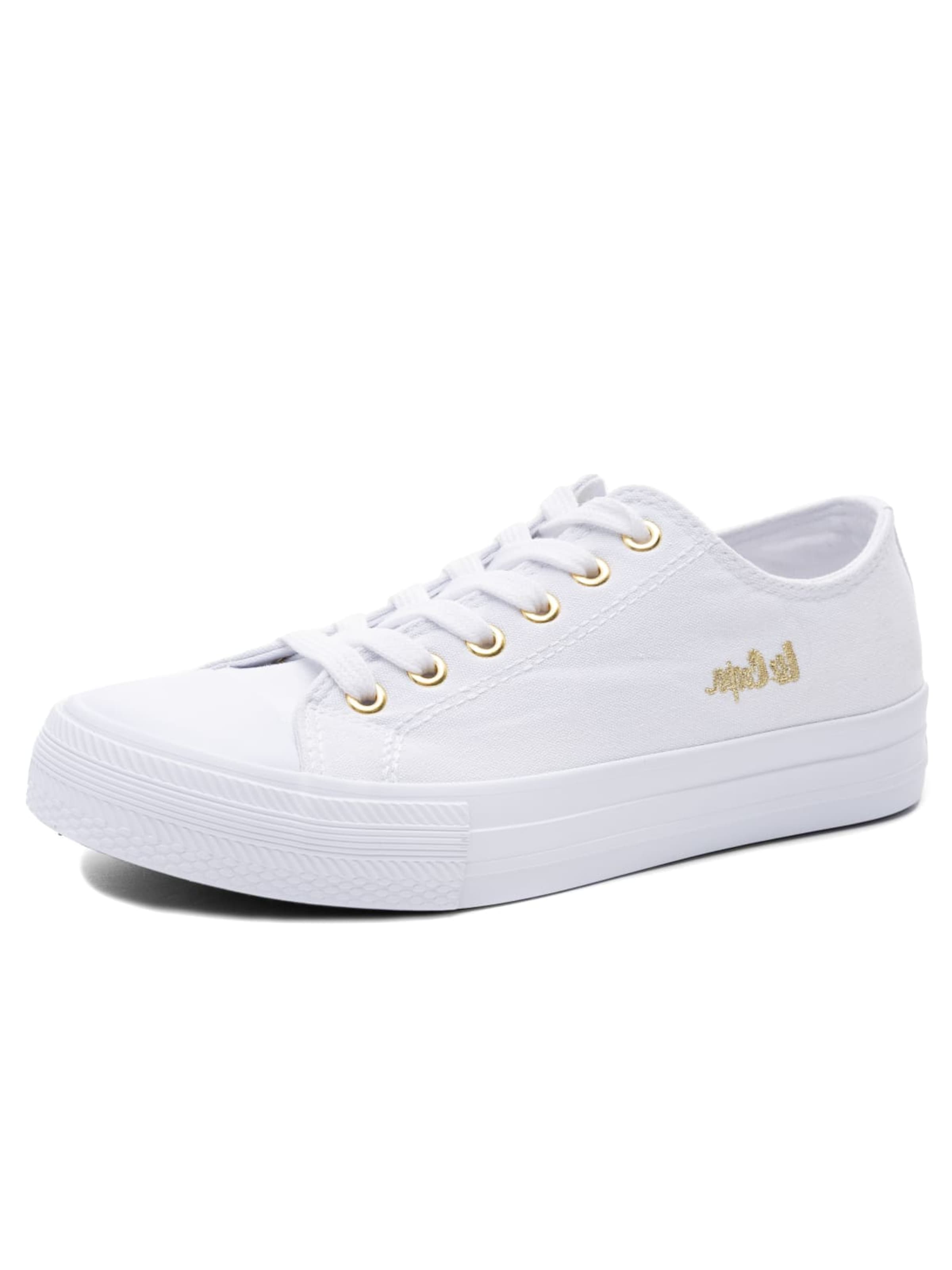 Lee Cooper Platform trainers 'LCW-26-02-4056L' in White: front