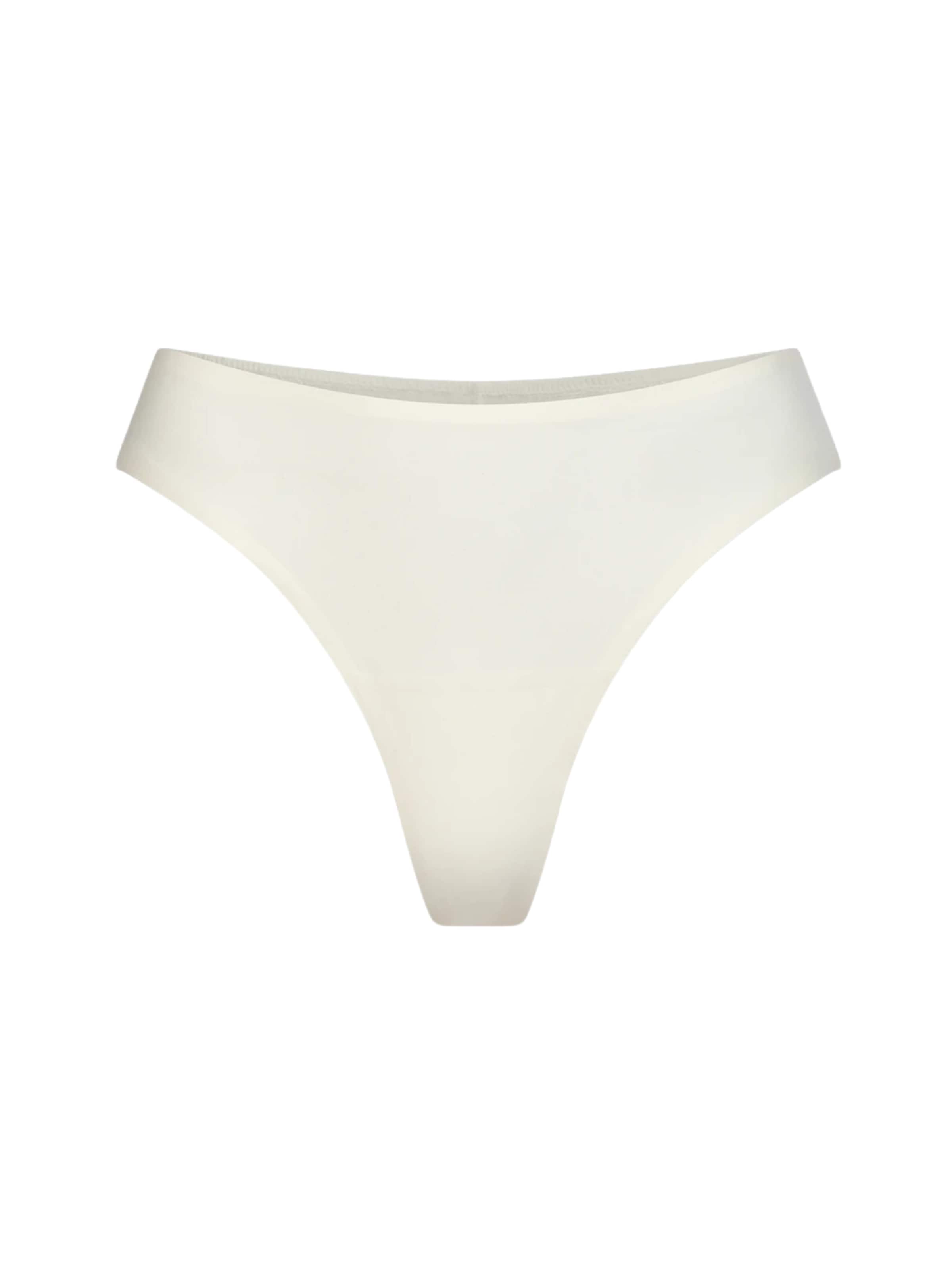 cfab (formerly creamy fabrics) String 'Tanga mit Spitze'‌‌‌‌‌‌‌ in Weiß: Vorderseite