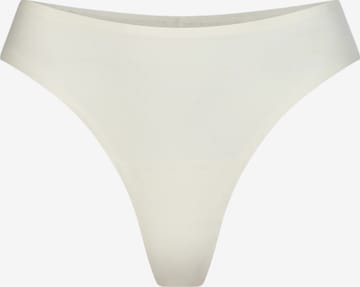 cfab (formerly creamy fabrics) String 'Tanga mit Spitze' in Weiß: Vorderseite