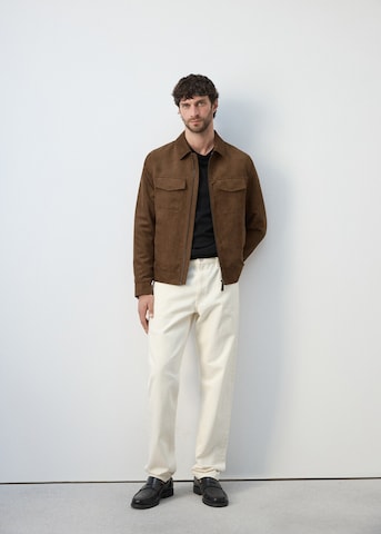 MANGO MAN Between-Season Jacket 'Joan' in Brown